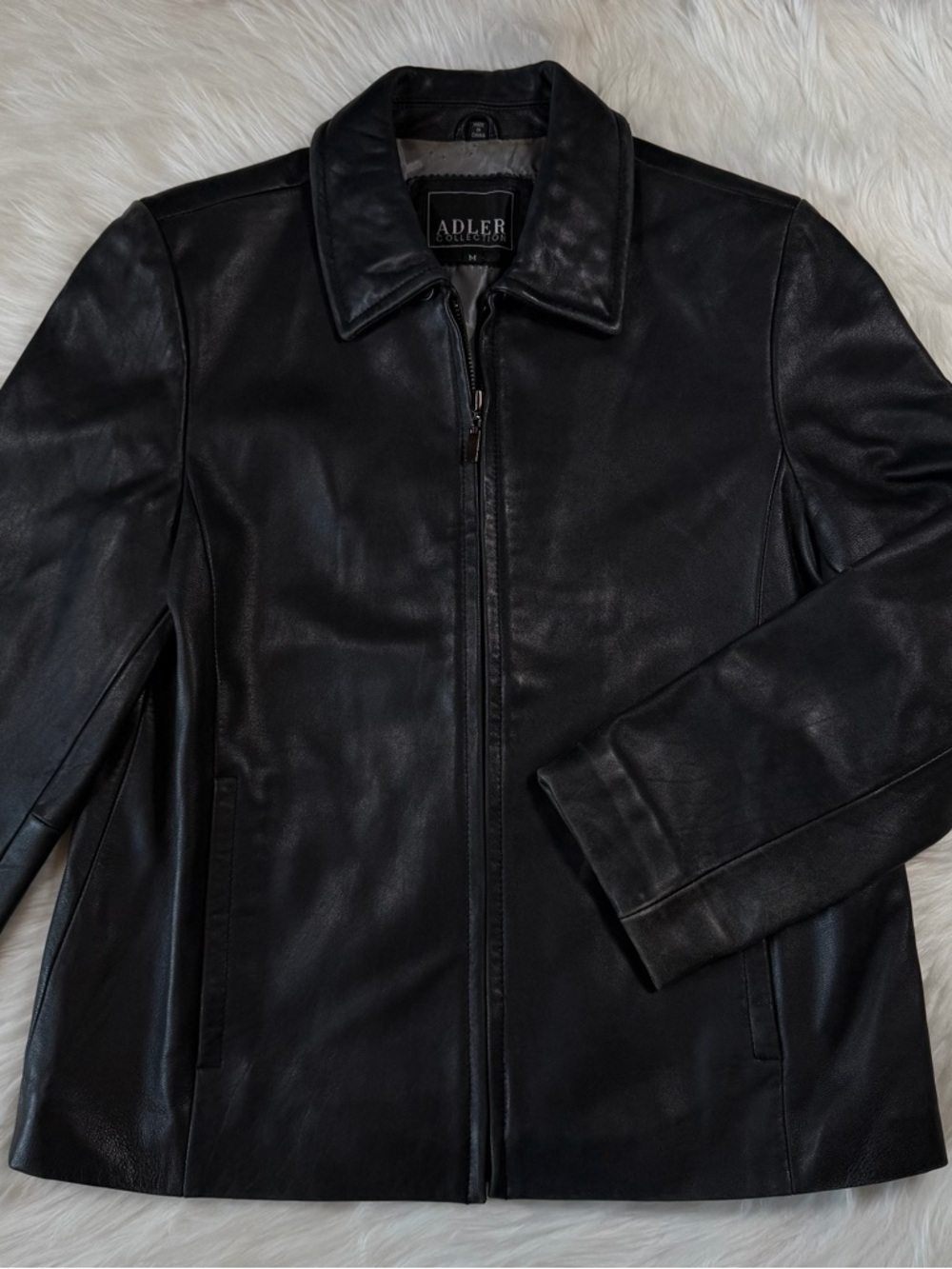 Vintage‎ Adler Collection Genuine N.Z. Lambskin Leather Jacket